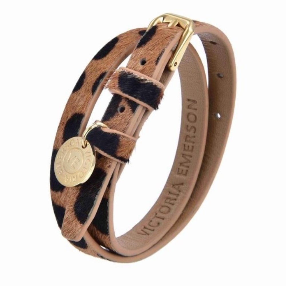 Victoria Emerson Leopard Wrap Bracelet